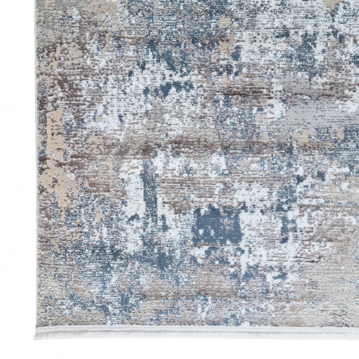 Covor antiderapant modern ,Truva 00054, 120 x 180 cm, Gri Bej, Grosime 5mm [5]