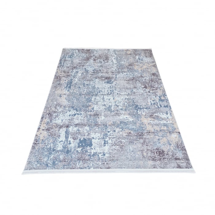 Covor antiderapant modern ,Truva 00054, 120 x 180 cm, Gri Bej, Grosime 5mm [2]