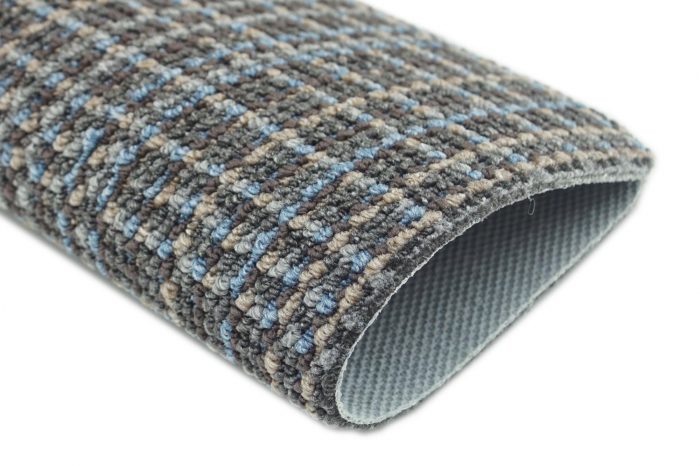 Covor Antiderapant Warren 67 x 150 Gri Inchis/Albastru Deschis [3]