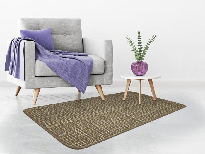 Covor Antiderapant Warren 67 x 150 Maro/Bej [2]