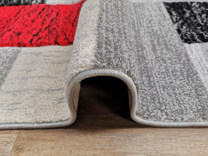 Traversa Carvino, 80 x 150 Gri Deschis/Negru 1835A [2]