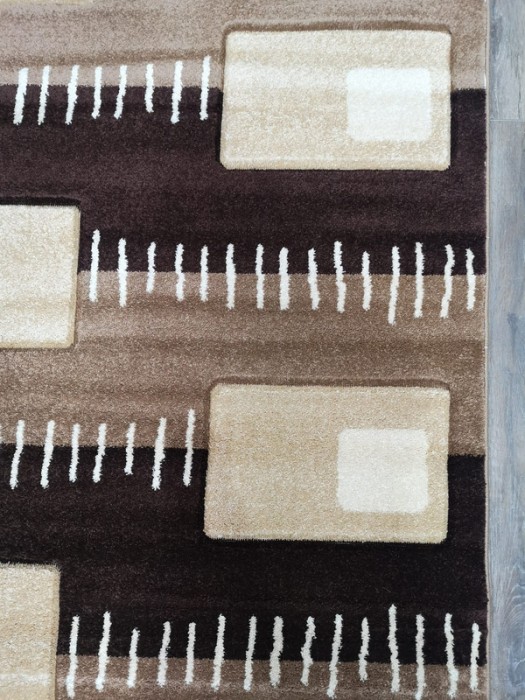 Covor Carvino, 160 x 230 Maro/Bej Inchis 2055A [3]