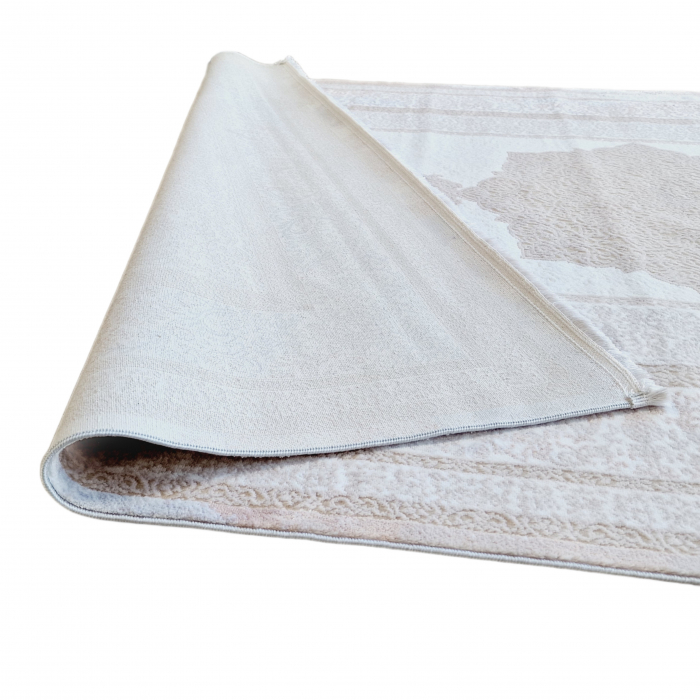 Covor clasic antiderapant Bonny , 00101, 200 x 290 cm, Crem Ivory, Grosime 5mm [5]