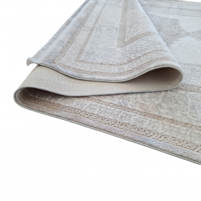 Covor clasic antiderapant Bonny , 00101, 200 x 290 cm, Crem Ivory, Grosime 5mm [2]
