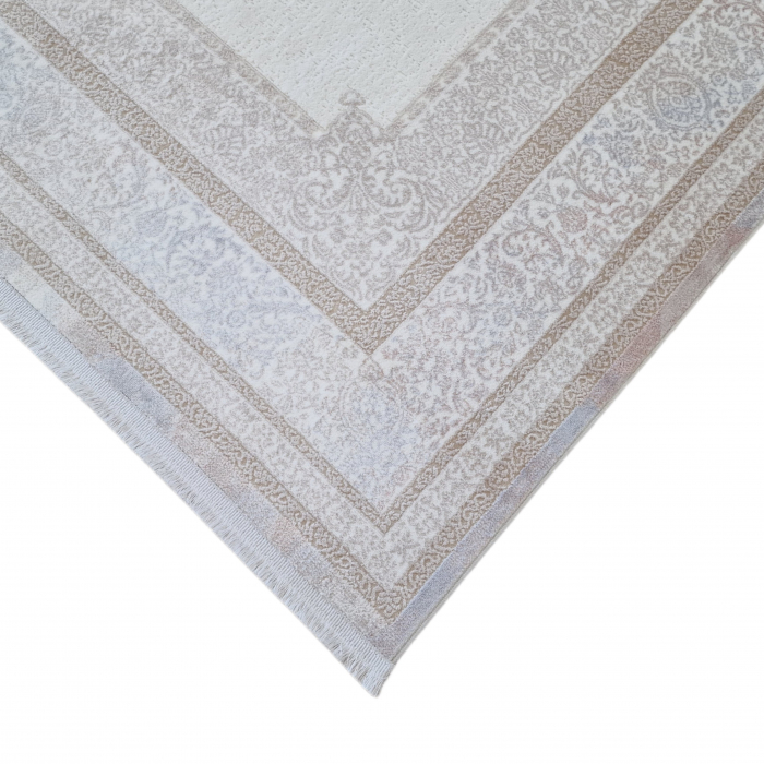 Covor clasic antiderapant Bonny , 00101, 200 x 290 cm, Crem Ivory, Grosime 5mm [7]