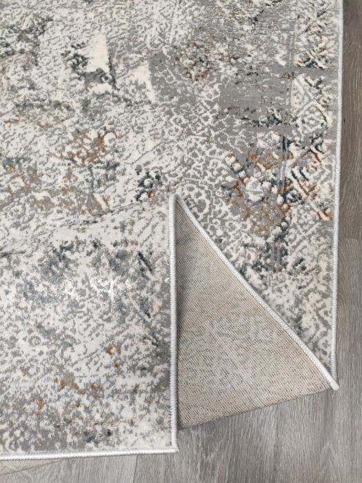 Covor Emoji 80 x 150 Abstract Gri/Verde 17489A [2]