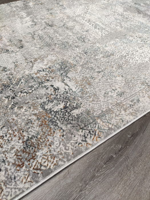 Covor Emoji 80 x 150 Abstract Gri/Verde 17489A [4]