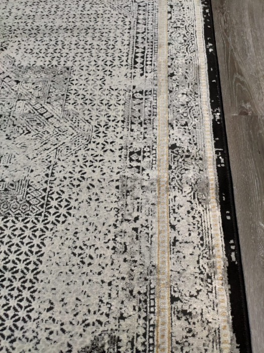 Covor Florance 120 x 180 Abstract Negru/Gri US020 [5]