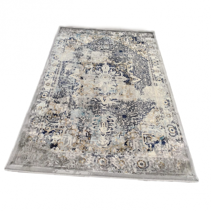 Covor Florance 80 x 150 Abstract Gri decolorat US023 [1]