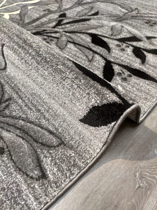 Covor Jeyda 80 x 150 Flori Gri Inchis/Deschis F0216 [4]