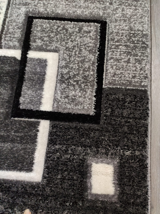 Covor Jeyda 80 x 150 Geometric Gri Inchis/Deschis F0215 [3]