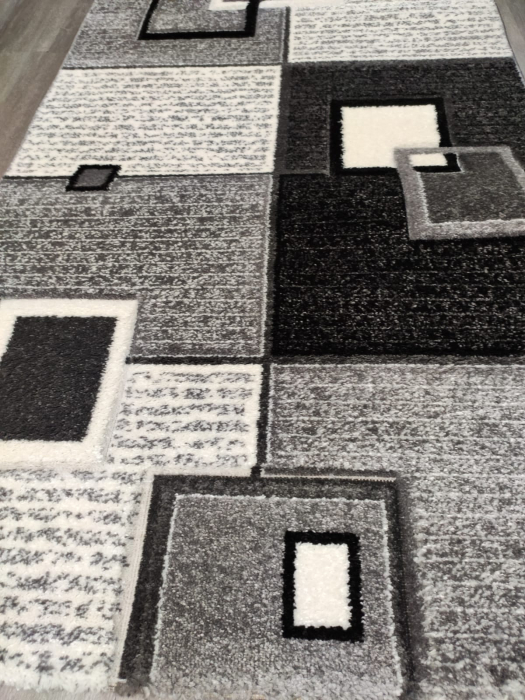 Covor Jeyda 80 x 150 Geometric Gri Inchis/Deschis F0215 [2]