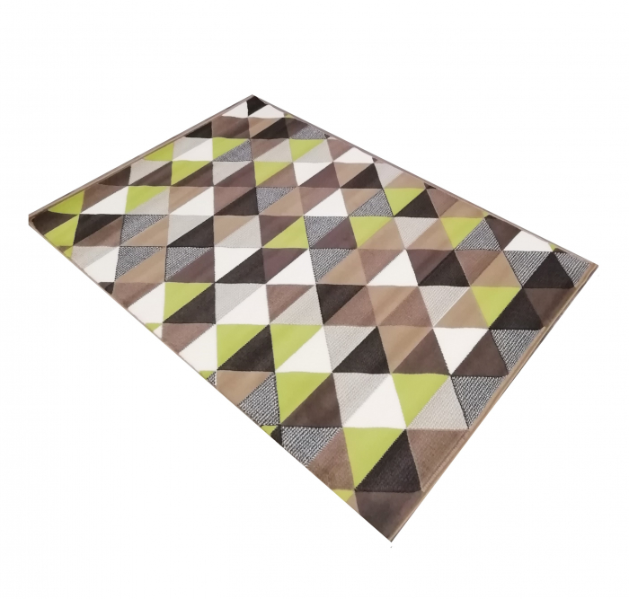 Covor Luna 100 x 150 Geometric Maro/Verde 50.3430 67915 [3]