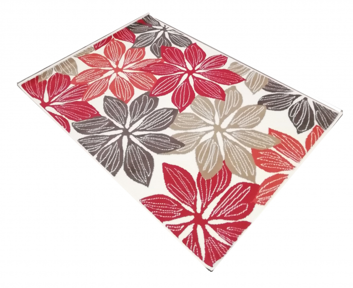 Covor Luna 120 x 170 Flori Rosu/Crem 50.1619 63933 [5]