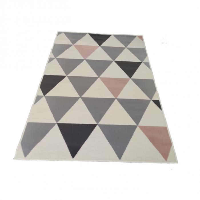 Covor Luna, 80 x 150, Multicolor Forme Triunghi, 50.3955 95835 [1]