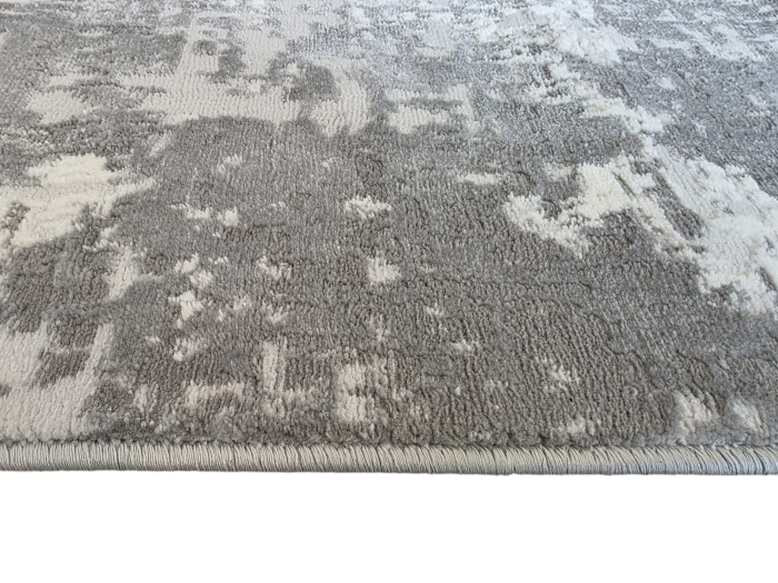 Covor modern Star, Gri Gri Deschis 3705A, Living, Dormitor, Hol [5]