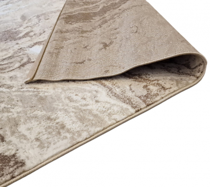Covor modern Pera, 0403A, Bej Deschis Bej, 80 x 150 cm [3]