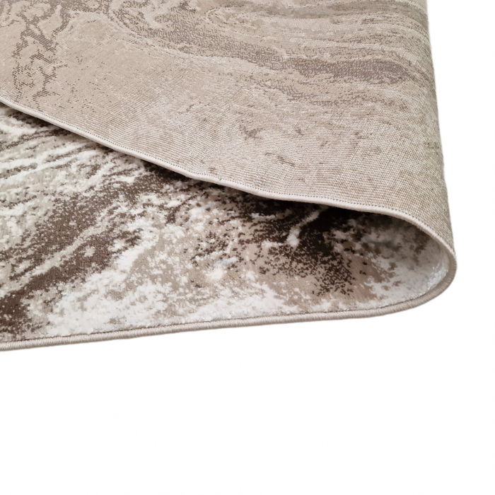 Covor modern Pera, 0403A, Bej Deschis Bej, 80 x 150 cm [7]