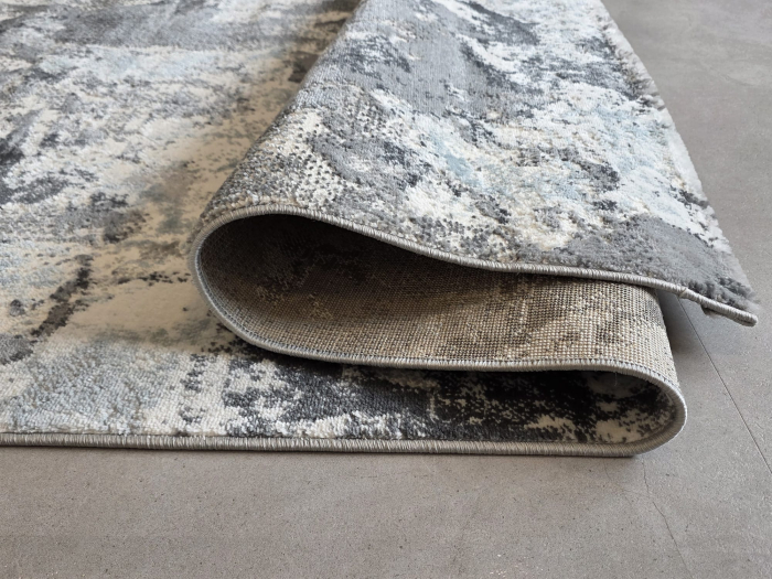 Covor modern Rainbow, Gri Albastru deschis 0046A, Living, Dormitor, Hol, 160 x 230 cm [2]