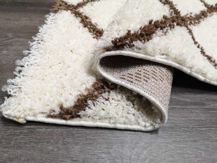 Covor Omex, 80 x 150, Alb-Crem/Maro , 1750U [2]