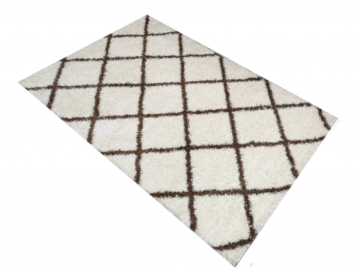 Covor Omex, 80 x 150, Alb-Crem/Maro , 1750U [5]