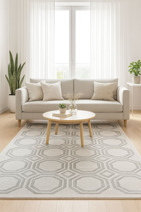 Covor Pera, 160 x 230 Gri Deschis/Gri Inchis 0228A [1]