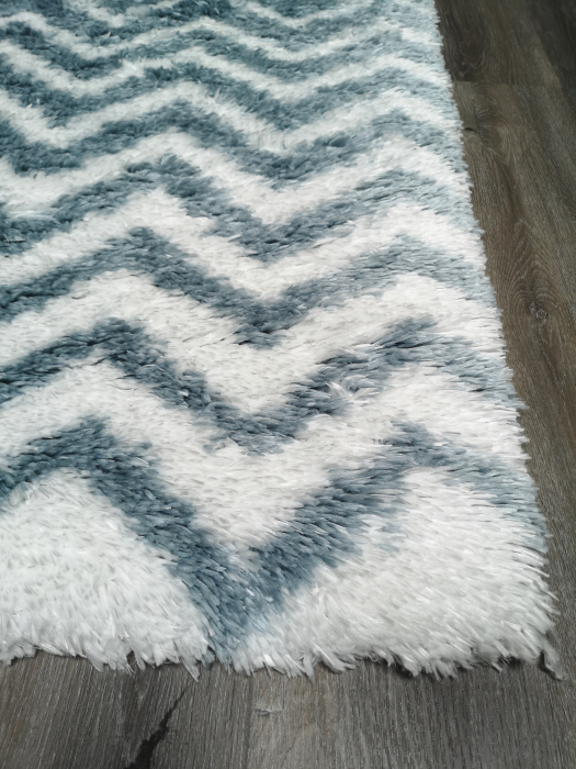 Covor Plush, 200 x 290, Albastru/Crem, 0009A [2]