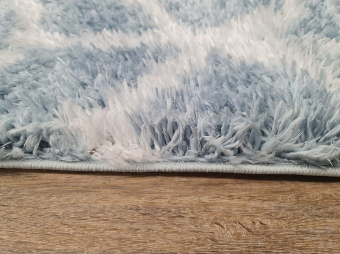 Covor Plush 160 x 230 Crem/Albastru 0008A [4]