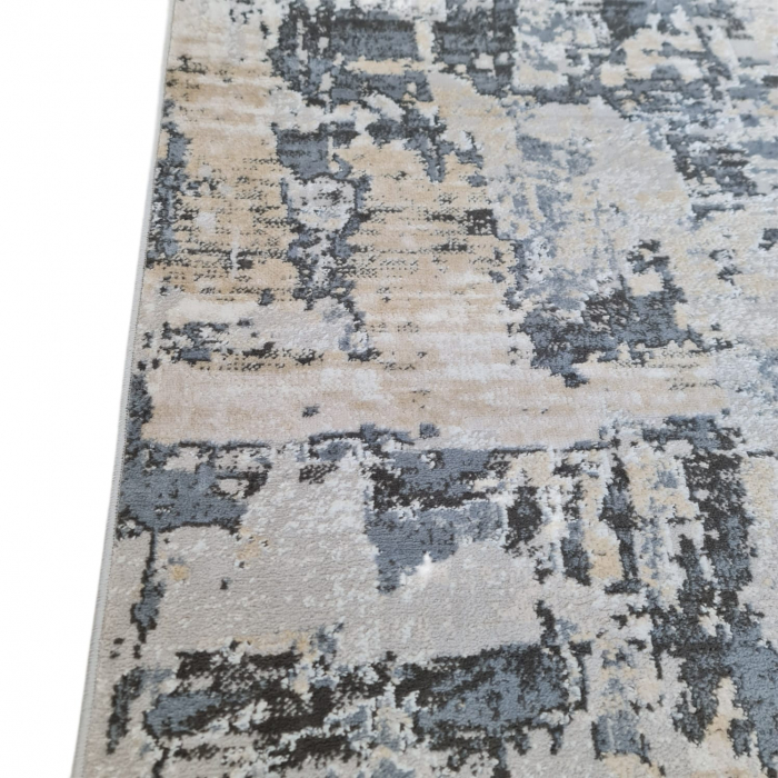 Covor modern Rainbow, Albastru Gri 2276A, Living, Dormitor, Hol, 160 x 230 cm [5]