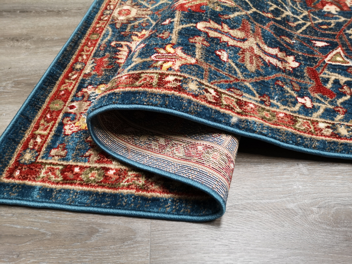 Covor Rakkas, 120 x 170 Albastru Inchis/Bordo 0244A [5]