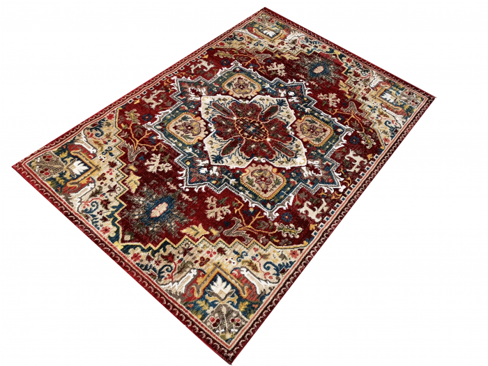 Covor Rakkas, 133 x 190 Bordo/Bej 0024A [5]