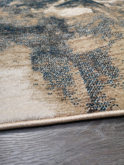 Covor Rakkas, 80 x 150 Crem/Albastru Inchis 0068A [4]