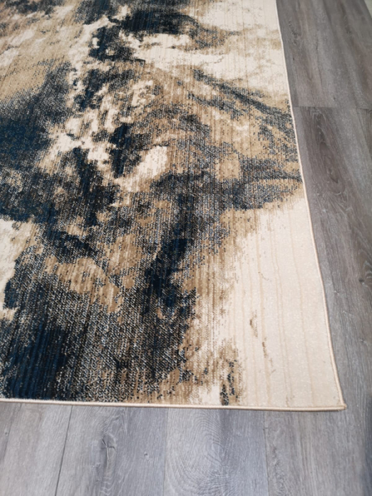 Covor Rakkas, 80 x 150 Crem/Albastru Inchis 0068A [5]