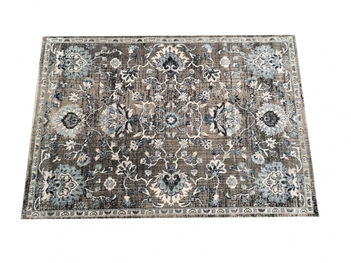 Covor Rakkas, 80 x 150, Gri Deschis/Gri Clasic, 0098A [4]