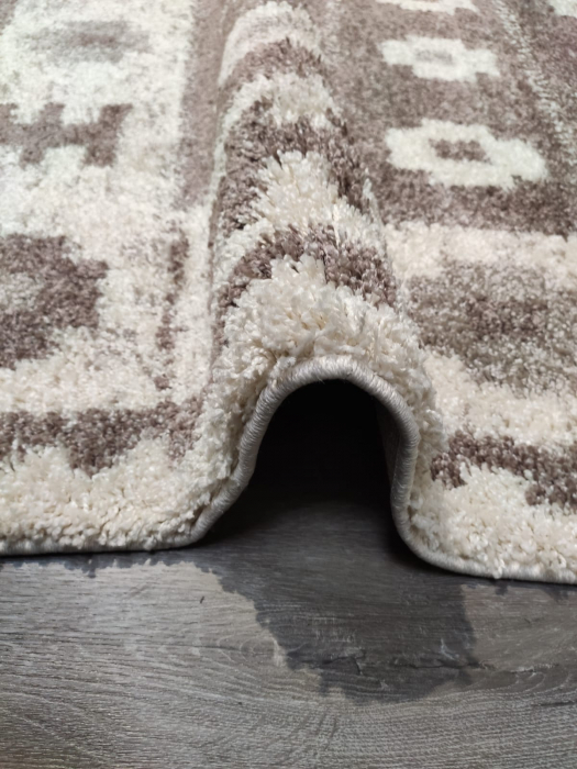 Covor Shaggy, 60 x 110, Maro/Crem , sh55/b1/83 [2]