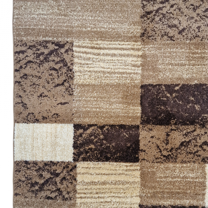 Covor Twist, 1835A, Bej Inchis Maro, 120 x 170 cm [3]