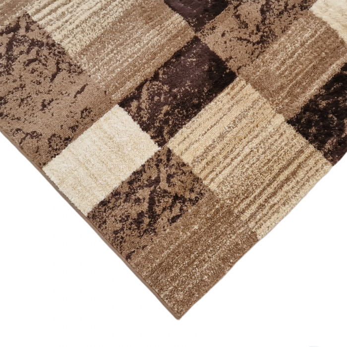 Covor Twist, 1835A, Bej Inchis Maro, 120 x 170 cm [5]