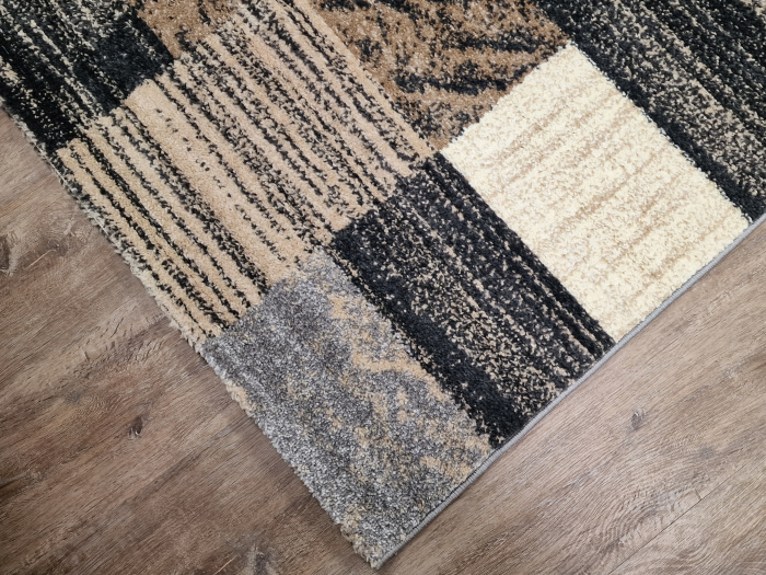 Covor Twist, 160 x 230 Gri Deschis/Caramel 1835A [2]