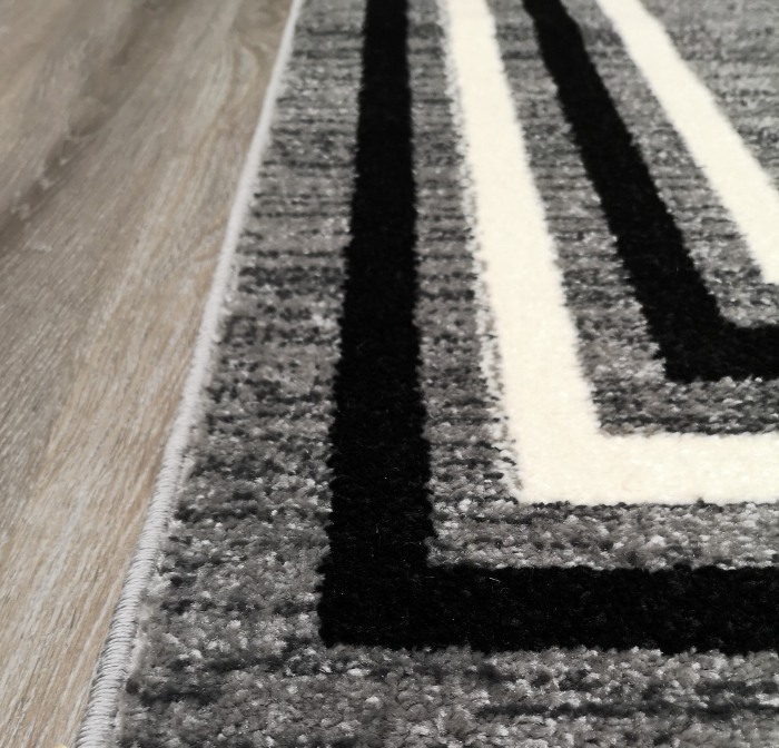 Covor Twist, 80 x 150 Gri/Negru 1904A [3]