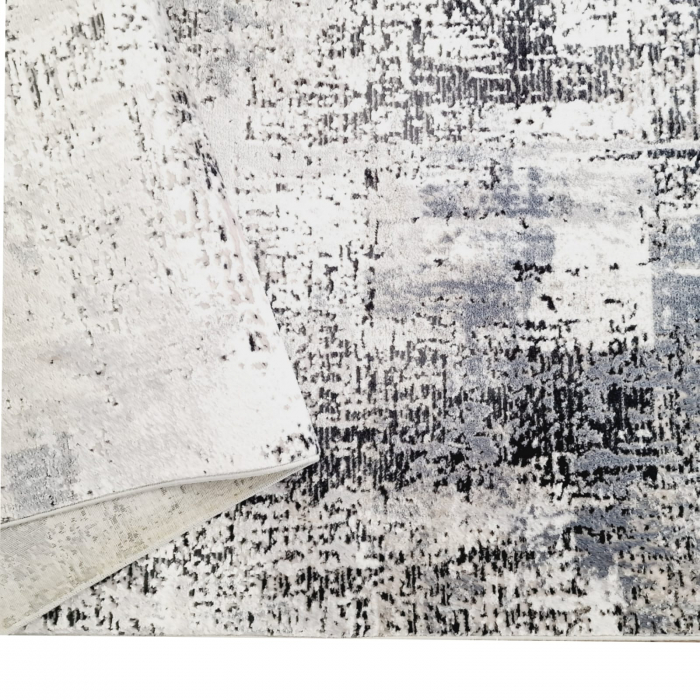 Traversa antiderapanta moderna Myra, 00088, Gri Inchis Gri, 120 x 600 cm, Grosime 5mm [3]