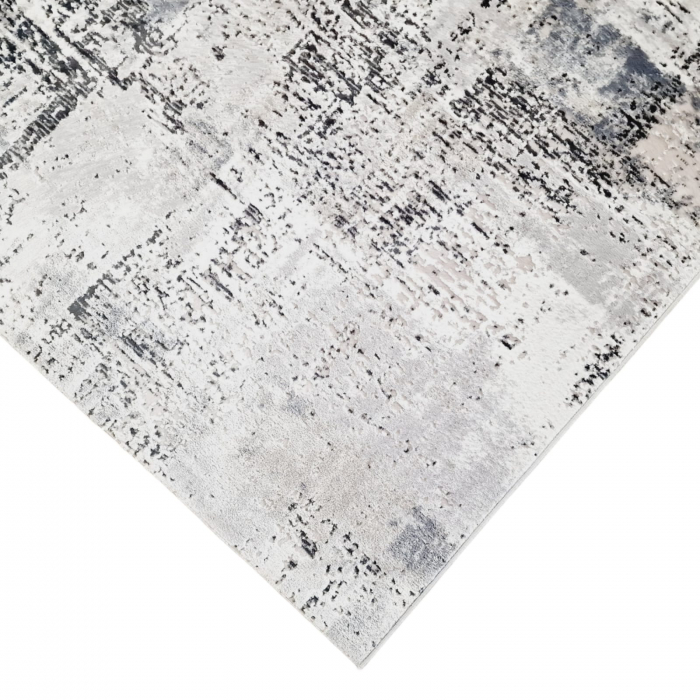 Traversa antiderapanta moderna Myra, 00088, Gri Inchis Gri, 120 x 600 cm, Grosime 5mm [7]