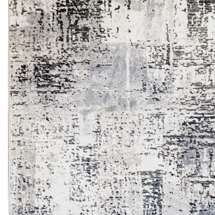 Traversa antiderapanta moderna Myra, 00088, Gri Inchis Gri, 120 x 600 cm, Grosime 5mm [2]