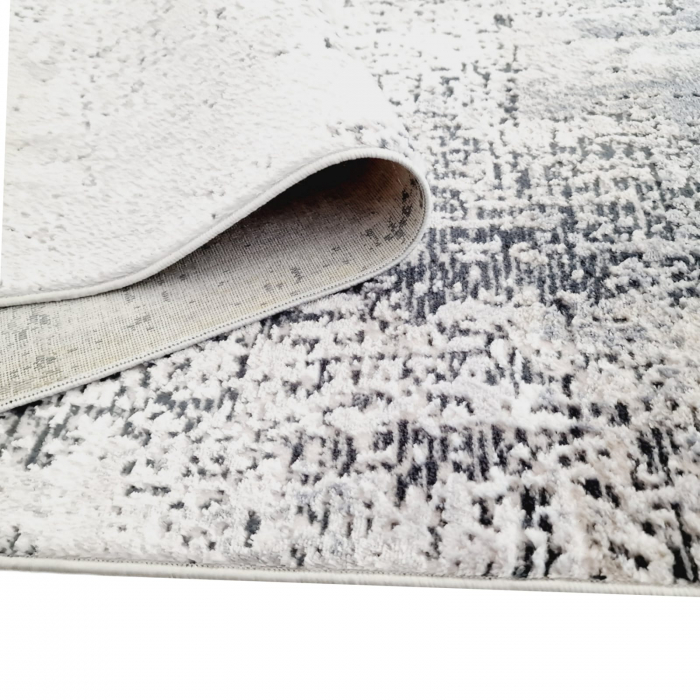 Traversa antiderapanta moderna Myra, 00088, Gri Inchis Gri, 120 x 600 cm, Grosime 5mm [5]