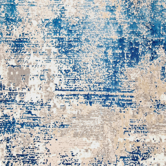 Traversa antiderapanta, Truva 00054, 80 x 140, Albastru, Grosime 5 mm [2]