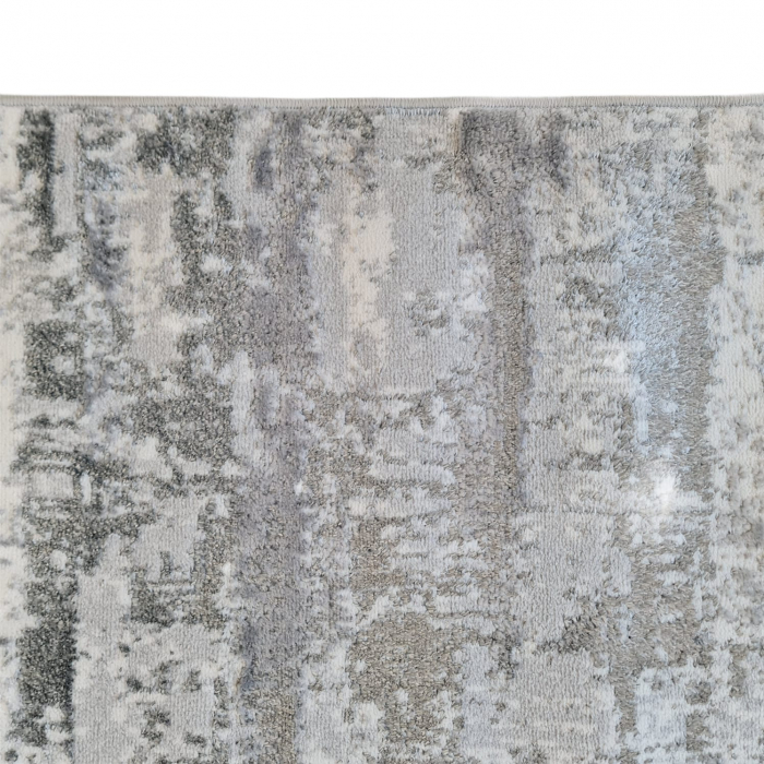 Traversa moderna River, model abstract , 0054A Gri Gri deschis , Grosime 6 mm, Living, Dormitor, Hol [5]