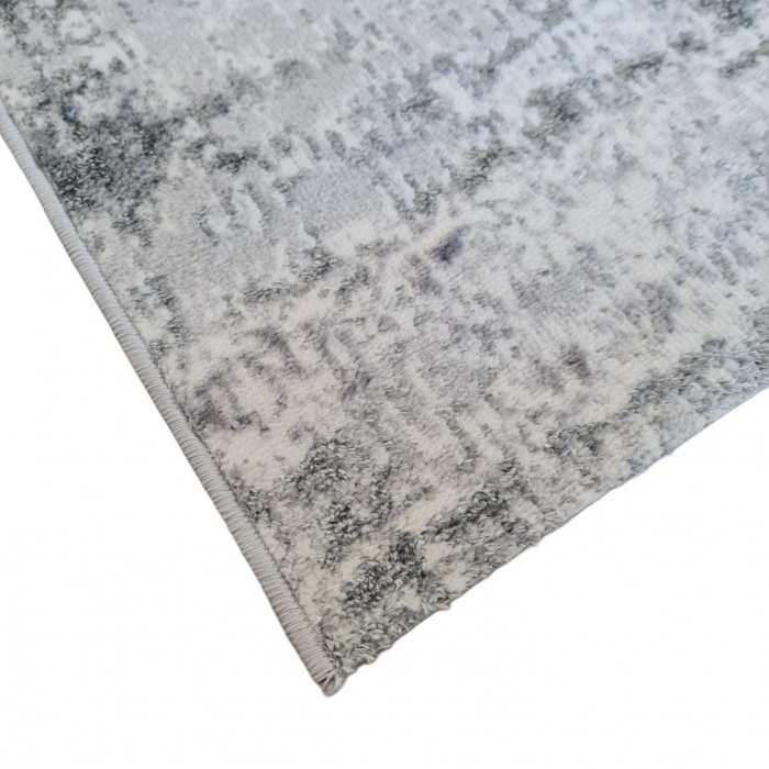 Traversa moderna River, model abstract , 0054A Gri Gri deschis , Grosime 6 mm, Living, Dormitor, Hol [8]