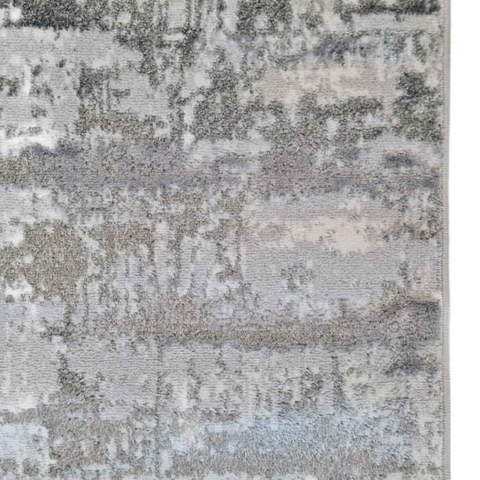 Traversa moderna River, model abstract , 0054A Gri Gri deschis , Grosime 6 mm, Living, Dormitor, Hol [7]