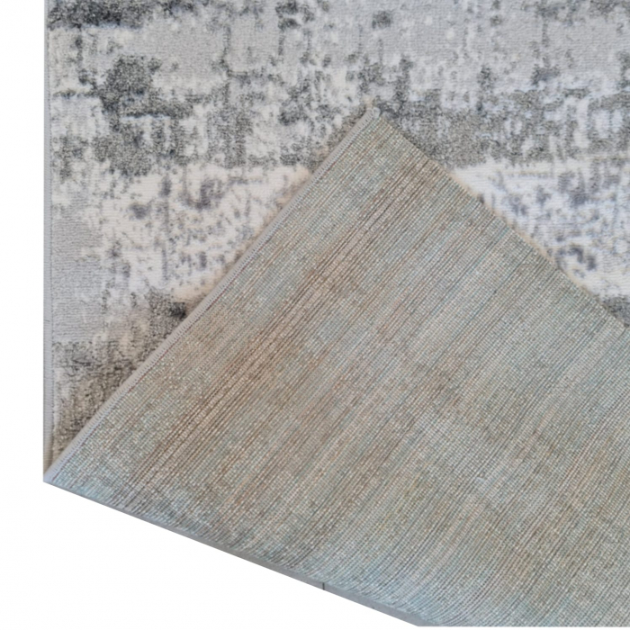 Traversa moderna River, model abstract , 0054A Gri Gri deschis , Grosime 6 mm, Living, Dormitor, Hol [6]