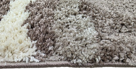 Traversa moderna tip Shaggy, SH66 Crem Maro, Living, Dormitor [3]