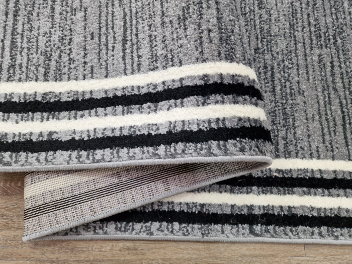 Traversa Twist, 80 x 300, Gri/Negru, 1904A [3]